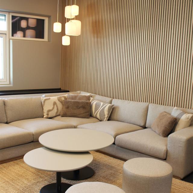 Loungeområde i kantine