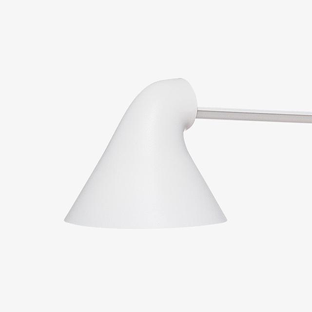 NJP bordlampe, hvid