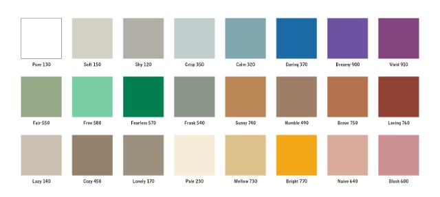 Silk Wall glastavle 100x100