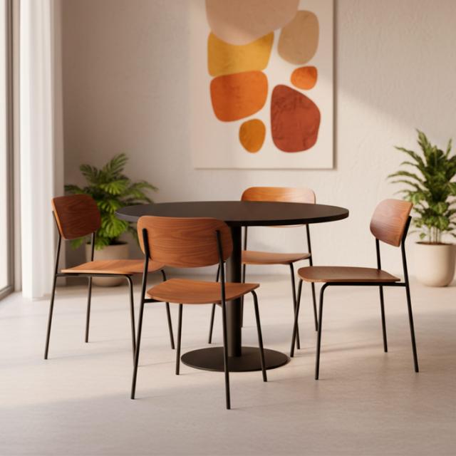 ZOLID MEET Ø80 mødebord