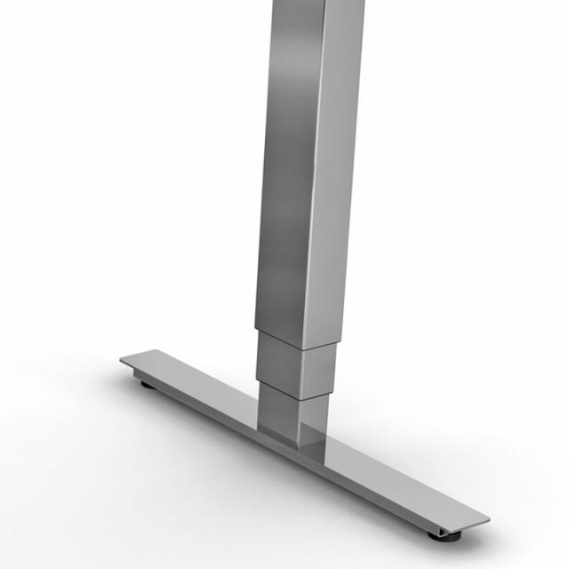 Hæve sænkebord PRO 180x90/80 sort/silver