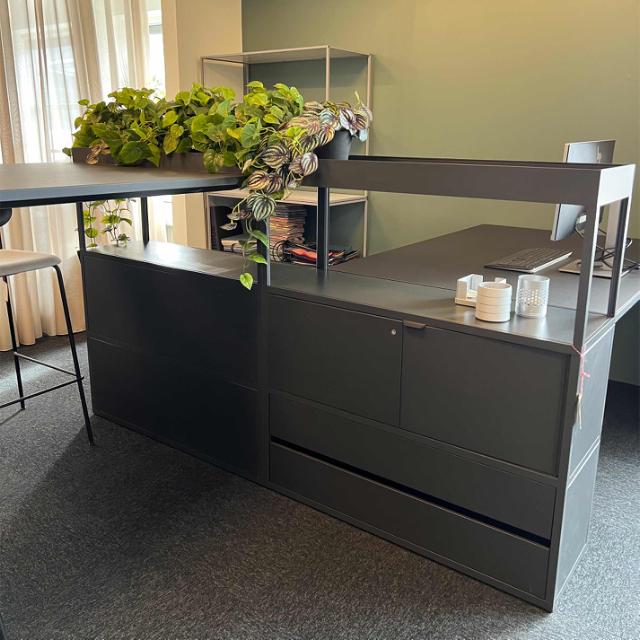 HAY New Ordre højbord, skrivebord og reol