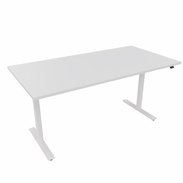 Hæve sænkebord 160x80 hvid/hvid DEMOMODEL