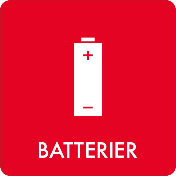 Piktogram til batterier
